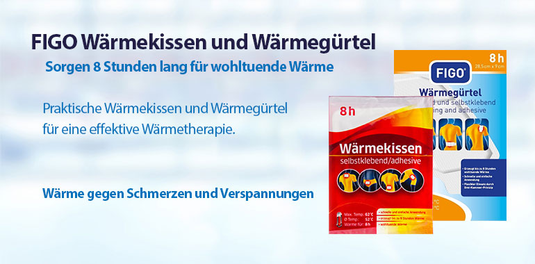 FIGO Wärmekissen und Wärmegürtel sorgen für wohltuende Wärme